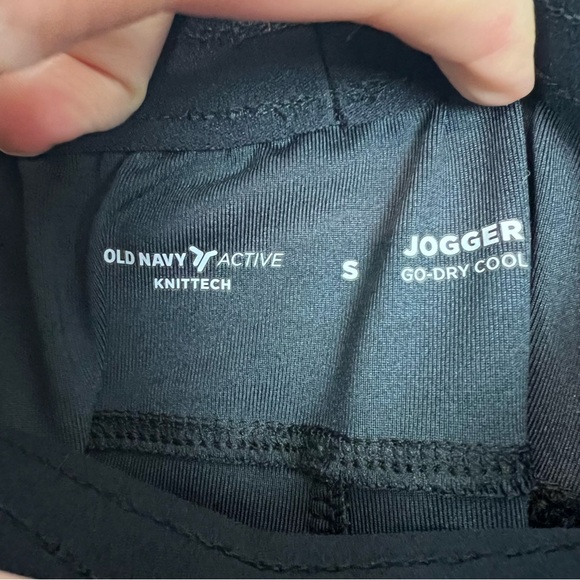 Old Navy Active Knittech Jogger Pants Men's Small Black Sweatpants - Picture 2 of 4